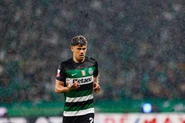Maximiliano Araujo, Liga Portekiz maçı sırasında Estadio Jose Alvalade 'de (Maciej Rogowski)