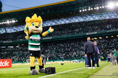 Estadio Jose Alvalade (Maciej Rogowski) takımları arasında Liga Portekiz maçında görülen Jubas maskotu)