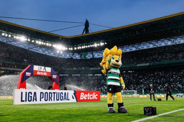Estadio Jose Alvalade (Maciej Rogowski) takımları arasında Liga Portekiz maçında görülen Jubas maskotu)