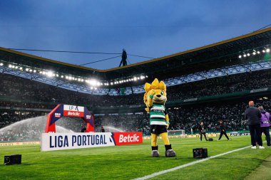 Estadio Jose Alvalade (Maciej Rogowski) takımları arasında Liga Portekiz maçında görülen Jubas maskotu)