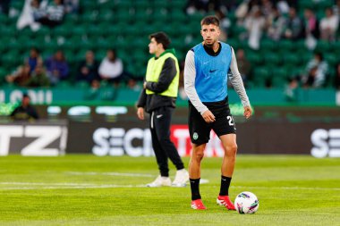 Goncalo Inacio, Liga Portekiz maçı sırasında Estadio Jose Alvalade (Maciej Rogowski) takımları ile Gil Vicente FC arasında görüldü.)