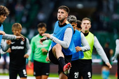 Goncalo Inacio, Liga Portekiz maçı sırasında Estadio Jose Alvalade (Maciej Rogowski) takımları ile Gil Vicente FC arasında görüldü.)