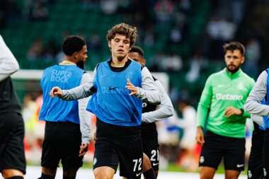 Eduardo Quaresma, Liga Portekiz maçı sırasında Estadio Jose Alvalade 'de (Maciej Rogowski)