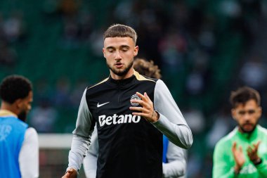 Liga Portekiz maçında Estadio Jose Alvalade 'de (Maciej Rogowski) spor takımları ile Gil Vicente FC arasında Zeno Debast görüldü.)