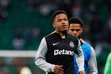 Cin Catamo, Liga Portekiz maçı sırasında Estadio Jose Alvalade 'de (Maciej Rogowski) spor takımları ile Gil Vicente FC arasında görüldü.)