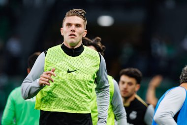 Viktor Gyokeres, Liga Portekiz maçı sırasında Estadio Jose Alvalade 'de (Maciej Rogowski) spor takımları ile Gil Vicente FC arasında görüldü.)