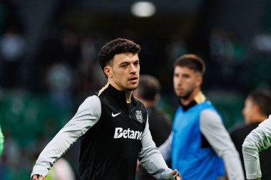 Pedro Goncalf, Liga Portekiz maçı sırasında Estadio Jose Alvalade 'de (Maciej Rogowski) spor takımları ile Gil Vicente FC arasında görüldü.)