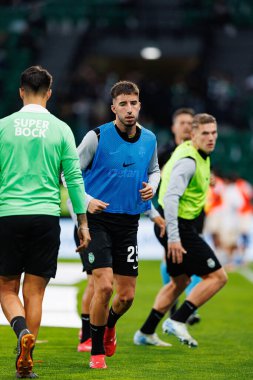 Goncalo Inacio, Liga Portekiz maçı sırasında Estadio Jose Alvalade (Maciej Rogowski) takımları ile Gil Vicente FC arasında görüldü.)