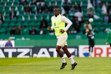   Liga Portekiz maçı sırasında Estadio Jose Alvalade 'de (Maciej Rogowski) spor takımları ile Gil Vicente FC arasında görüldü.)