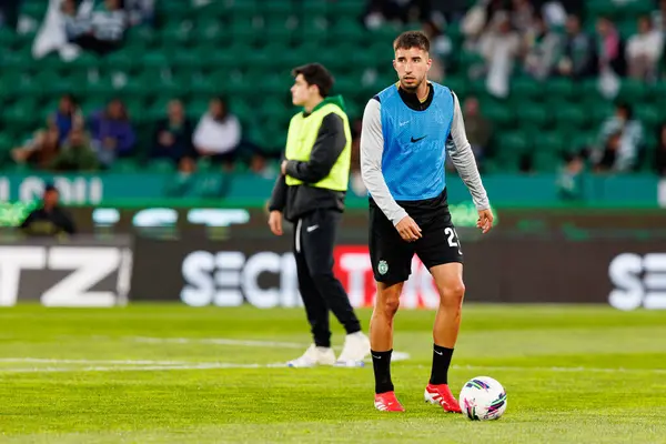 Goncalo Inacio, Liga Portekiz maçı sırasında Estadio Jose Alvalade (Maciej Rogowski) takımları ile Gil Vicente FC arasında görüldü.)