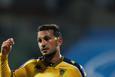 Joao Carvalho, Liga Portekiz maçı sırasında Estoril Praia ve SL Benfica takımları arasında Estadio Antonio Coimbra da Mota (Maciej Rogowski)