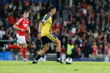 Felix Bacher, Liga Portekiz maçı sırasında Estoril Praia ve SL Benfica takımları arasında Estadio Antonio Coimbra da Mota 'da görüldü (Maciej Rogowski)