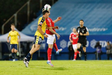 Felix Bacher, Liga Portekiz maçı sırasında Estoril Praia ve SL Benfica takımları arasında Estadio Antonio Coimbra da Mota 'da görüldü (Maciej Rogowski)