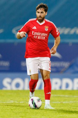 Liga Portekiz maçı sırasında Estoril Praia ve SL Benfica takımları arasında Estadio Antonio Coimbra da Mota 'da görüldü (Maciej Rogowski)