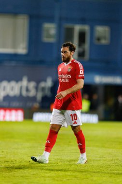 Liga Portekiz maçı sırasında Estoril Praia ve SL Benfica takımları arasında Estadio Antonio Coimbra da Mota 'da görüldü (Maciej Rogowski)