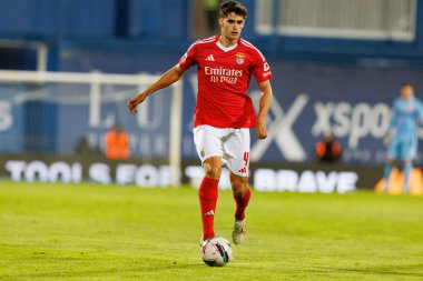 Antonio Silva, Liga Portekiz maçı sırasında Estoril Praia ve SL Benfica takımları arasında Estadio Antonio Coimbra da Mota 'da görüldü (Maciej Rogowski)