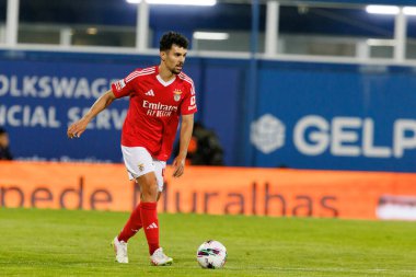 Tomas Araujo, Liga Portekiz maçı sırasında Estoril Praia ve SL Benfica takımları arasında Estadio Antonio Coimbra da Mota 'da (Maciej Rogowski)