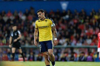 Pedro Alvaro, Liga Portekiz maçı sırasında Estoril Praia ve SL Benfica takımları arasında Estadio Antonio Coimbra da Mota 'da görüldü (Maciej Rogowski)