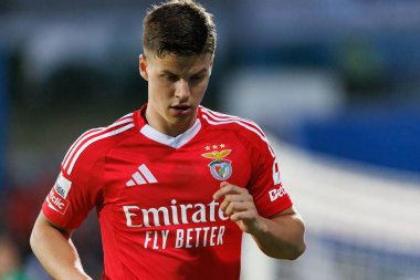 Samuel Dahl, Liga Portekiz maçı sırasında Estoril Praia ve SL Benfica takımları arasında Estadio Antonio Coimbra da Mota (Maciej Rogowski)