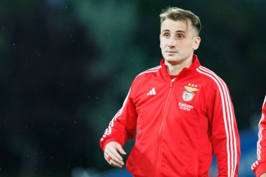 Kerem Akturkoglu Liga Portekiz maçı sırasında Estoril Praia ve SL Benfica takımları arasında Estadio Antonio Coimbra da Mota (Maciej Rogowski)