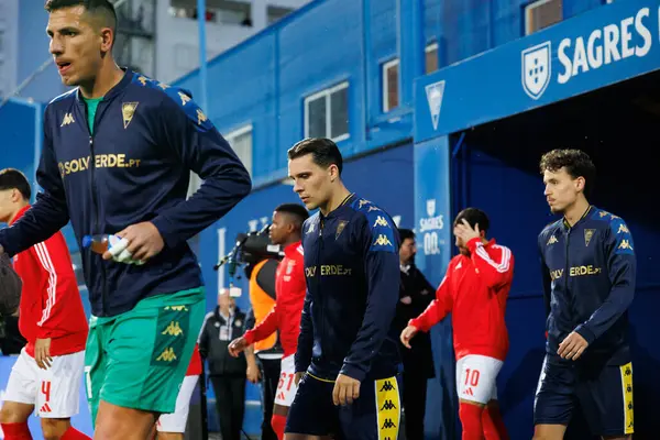 Pedro Amaral, Liga Portekiz maçı sırasında Estoril Praia ve SL Benfica takımları arasında Estadio Antonio Coimbra da Mota (Maciej Rogowski)