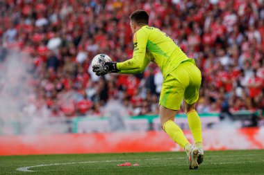 Anatoliy Trubin, Liga Portekiz maçı sırasında SL Benfica ve Sporting CP (Maciej Rogowski)