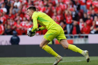 Anatoliy Trubin, Liga Portekiz maçı sırasında SL Benfica ve Sporting CP (Maciej Rogowski)