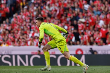 Anatoliy Trubin, Liga Portekiz maçı sırasında SL Benfica ve Sporting CP (Maciej Rogowski)