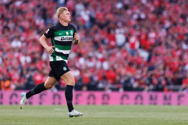 Conrad Harder, Liga Portekiz maçı sırasında SL Benfica ve Sporting CP (Maciej Rogowski)