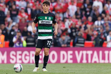 Liga Portekiz maçında SL Benfica ve Sporting CP (Maciej Rogowski) takımları arasında Eduardo Quaresma görüldü)