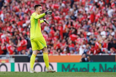 Anatoliy Trubin, Liga Portekiz maçı sırasında SL Benfica ve Sporting CP (Maciej Rogowski)