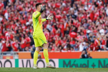 Anatoliy Trubin, Liga Portekiz maçı sırasında SL Benfica ve Sporting CP (Maciej Rogowski)