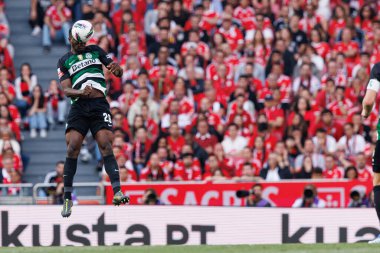 Ousmane Diomande, Liga Portekiz maçı sırasında SL Benfica ve Sporting CP (Maciej Rogowski)