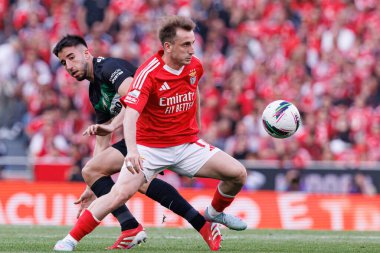 Goncalo Inacio ve Kerem Akturkoglu Liga Portekiz maçı sırasında SL Benfica ve Sporting CP (Maciej Rogowski)