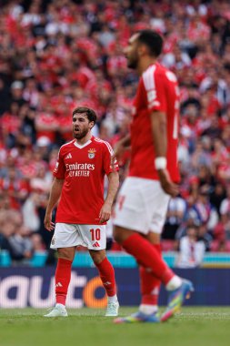 Orkun Kokcu, Liga Portekiz maçı sırasında SL Benfica ve Sporting CP (Maciej Rogowski) takımları arasında görüldü.)