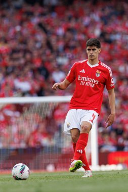 Antonio Silva Liga Portekiz maçı sırasında SL Benfica ve Sporting CP (Maciej Rogowski) takımları arasında görüldü.)