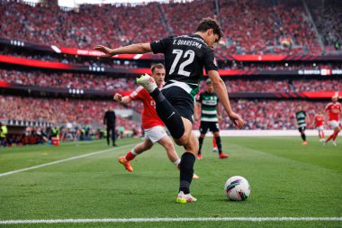 Liga Portekiz maçında SL Benfica ve Sporting CP (Maciej Rogowski) takımları arasında Eduardo Quaresma görüldü)