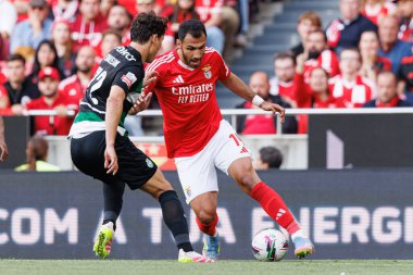 SL Benfica ve Sporting CP (Maciej Rogowski) takımları arasında oynanan Liga Portekiz maçında Vangelis Pavlidis görüldü)