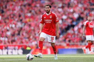 Orkun Kokcu, Liga Portekiz maçı sırasında SL Benfica ve Sporting CP (Maciej Rogowski) takımları arasında görüldü.)