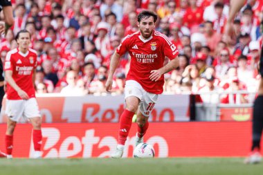 Orkun Kokcu, Liga Portekiz maçı sırasında SL Benfica ve Sporting CP (Maciej Rogowski) takımları arasında görüldü.)
