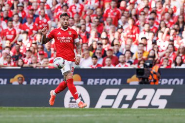 Nicolas Otamendi Liga Portekiz maçı sırasında SL Benfica ve Sporting CP (Maciej Rogowski) takımları arasında görüldü.)