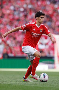 Antonio Silva Liga Portekiz maçı sırasında SL Benfica ve Sporting CP (Maciej Rogowski) takımları arasında görüldü.)