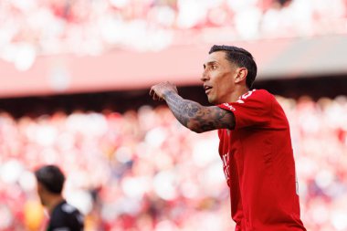 Angel Di Maria Liga Portekiz maçı sırasında SL Benfica ve Sporting CP (Maciej Rogowski) takımları arasında görüldü.)