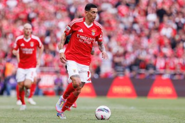 Angel Di Maria Liga Portekiz maçı sırasında SL Benfica ve Sporting CP (Maciej Rogowski) takımları arasında görüldü.)