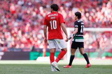 Orkun Kokcu, Liga Portekiz maçı sırasında SL Benfica ve Sporting CP (Maciej Rogowski) takımları arasında görüldü.)