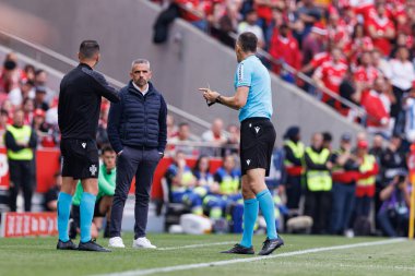 Rui Borges ve Joao Pedro Pinheiro Liga Portekiz maçı sırasında SL Benfica ve Sporting CP (Maciej Rogowski)