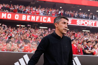 Bruno Lage Liga Portekiz maçı sırasında SL Benfica ve Sporting CP (Maciej Rogowski) takımları arasında görüldü.)