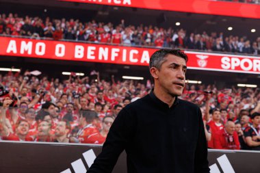 Bruno Lage Liga Portekiz maçı sırasında SL Benfica ve Sporting CP (Maciej Rogowski) takımları arasında görüldü.)