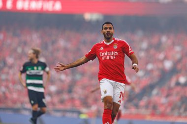 SL Benfica ve Sporting CP (Maciej Rogowski) takımları arasında oynanan Liga Portekiz maçında Vangelis Pavlidis görüldü)