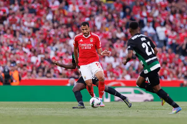 SL Benfica ve Sporting CP (Maciej Rogowski) takımları arasında oynanan Liga Portekiz maçında Vangelis Pavlidis görüldü)